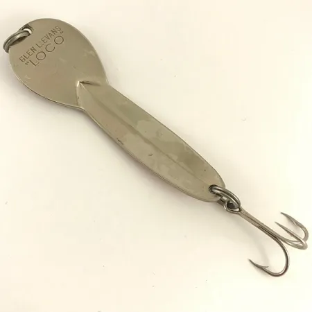 Cuillère Loco 4 Glen Evans, Nickel / Rouge, 23g, Prisme Rouge, #4600