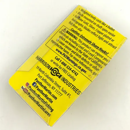 Panther Martin 4 Cuiller, Truite, 4g, Palette Directe, #4601