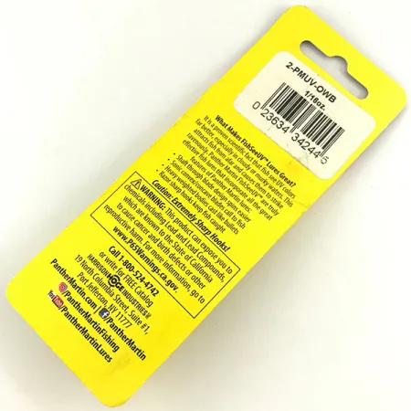 Panther Martin 2 Cuiller, Truite Arc-en-ciel, 2.5g, FishSeeUV, #4602