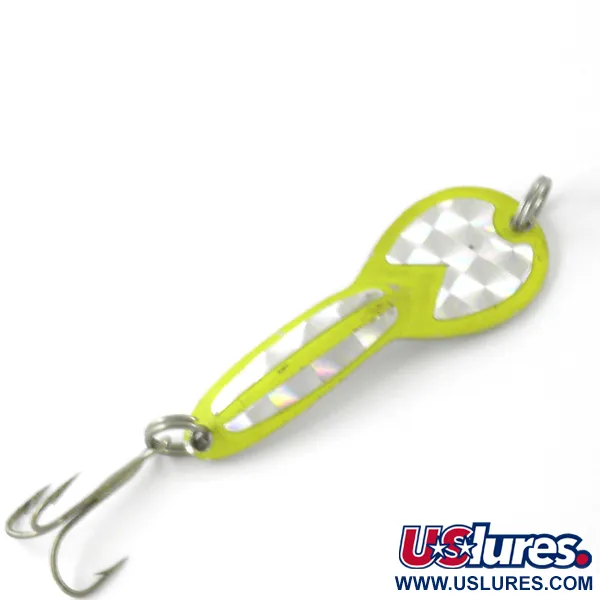 Loco 2 Glen Evans UV Cuillère, Jaune/Nickel, 7g, UV, #4611