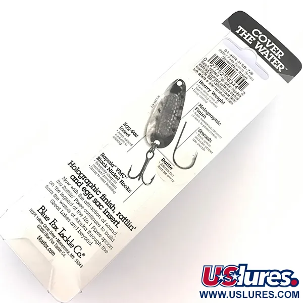 Blue Fox Rattlin Pixee Cuillère, Rainbow Herring / Bleu, 24g, #4620