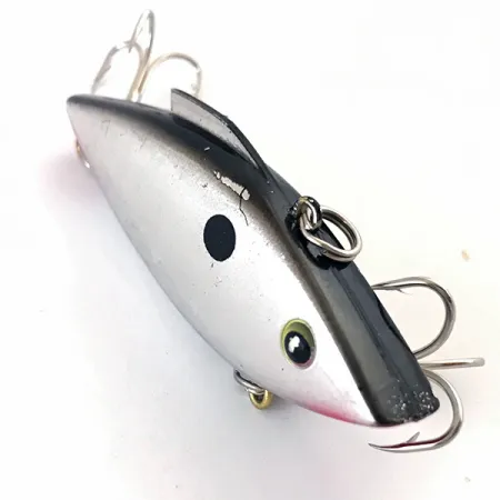 Bill Lewis Rat-L-Trap Lipless Crankbait, Argent, 10g, Vintage, #4622