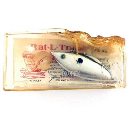 Bill Lewis Rat-L-Trap Lipless Crankbait, Argent, 10g, Vintage, #4622