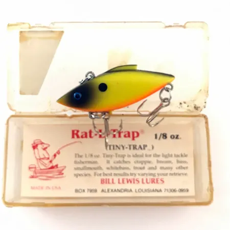 Bill Lewis Rat-L-Trap UV Lipless, Jaune Fluorescent, 5g, UV, #4624