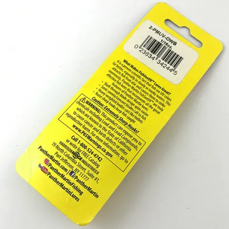 Panther Martin 2 UV Cuiller, Truite arc-en-ciel, 1.75g, UV, #2-PMUV-OWB