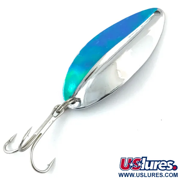 TODDCO Main liner Cuiller, Nickel / Bleu-Vert, 12.5g, #4644