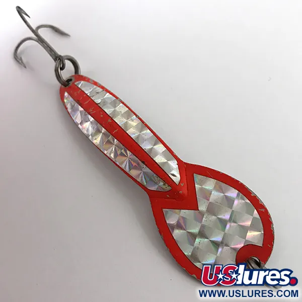 Glen Evans Loco 4 UV Cuillère, Laiton / Rouge UV, 23g, Prisme, #4646