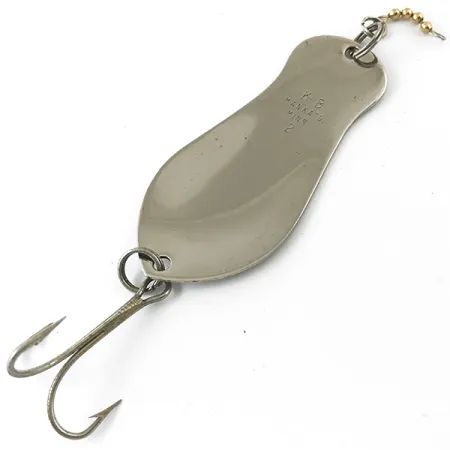K-B Bait K-B Spoon 2 Cuillère, Nickel, 14g, Chaînette Laiton, #4649