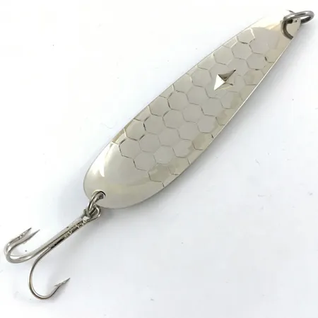 Luhr Jensen Diamond King 4 Cuillère, Argent martelé, 14g, #4657