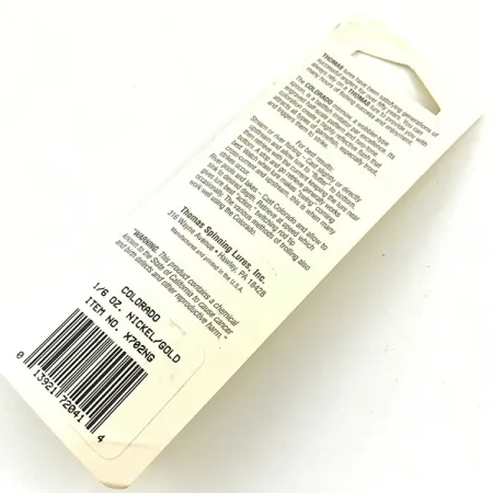 Cuillère Thomas Colorado, Or / Nickel, 5g, Motif Écailles, #4665