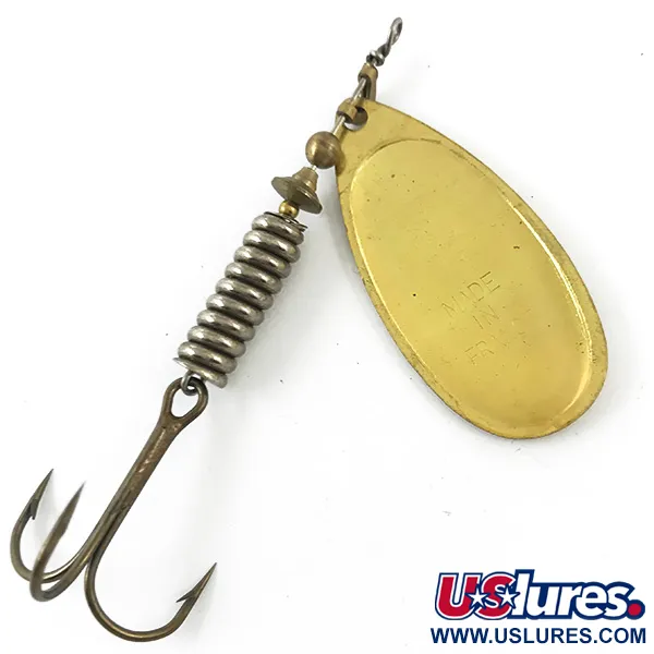 Mepps Aglia 5 Cuiller, Or, 14g, Palette Estampée, #4674