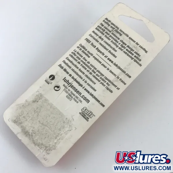 Luhr Jensen Krocodile Die #3 Cuiller, Nickel/Rouge, 10g, #4681