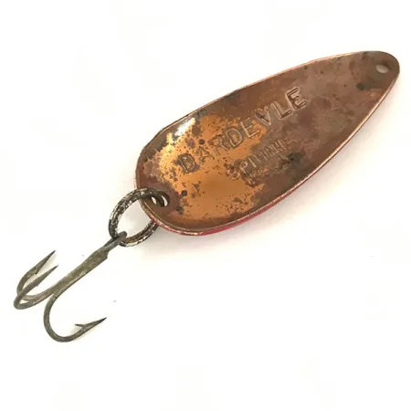 Eppinger Dardevle Spinnie Cuiller, Rouge/Blanc/Cuivre, 9g, Vintage, #4696