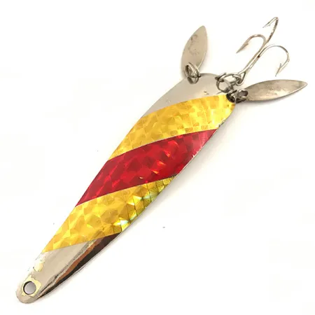 Marathon (with sonic blades) Cuillère, Nickel/Or/Rouge, 17g, #4700