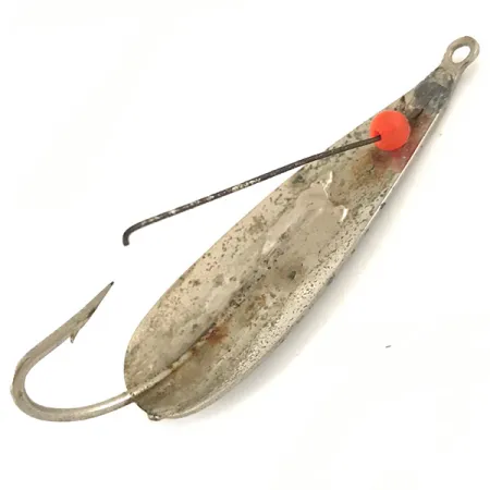 Marathon Weedless Wobbler Cuillère, Argent martelé, 14g, Anti-herbe, #4701