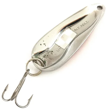 Cuillère Luhr Jensen Hot Shot W, Nickel/Rouge/Blanc, 9g, Vintage, #4703
