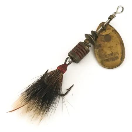 Mepps Aglia 1 dressed Cuiller, Laiton, 3,5g, Poil d'écureuil, #4722