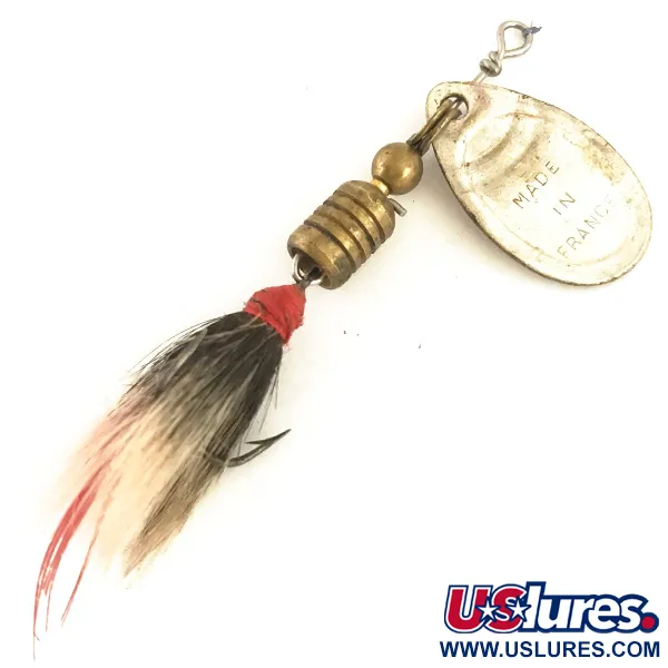 Mepps Aglia 1 dressed Cuillère, Argent, 3.5g, Triple habillé, #4723