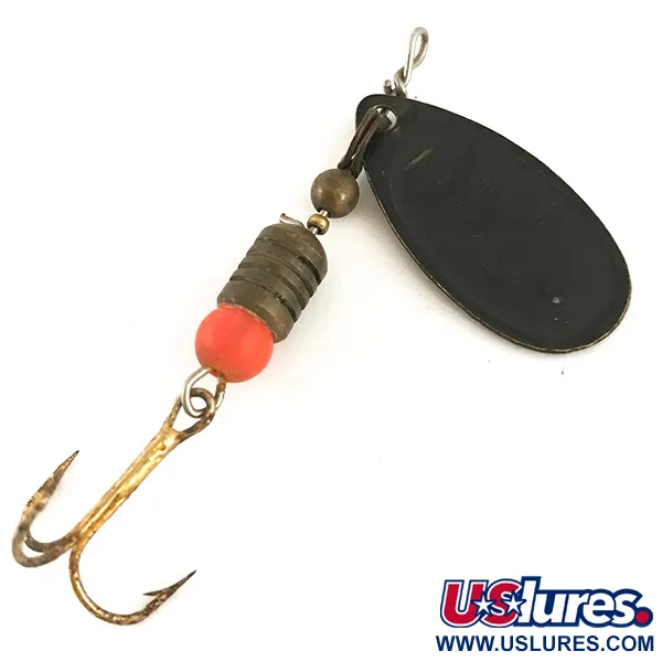 Mepps Comet 2 Cuiller, Noir, 4.3g, Corps Laiton, #4724