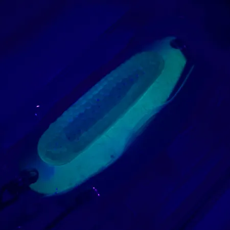 Blue Fox Rattlin Pixee UV Cuillère, Rainbow Herring, 14g, UV Glow, #4737