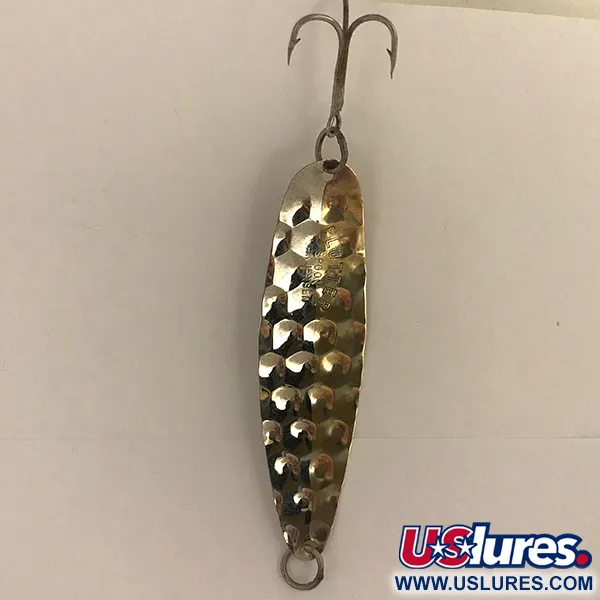 Cuillère Luhr Jensen Flutter Spoon, Hammered Silver / Gold, 5g, #4750