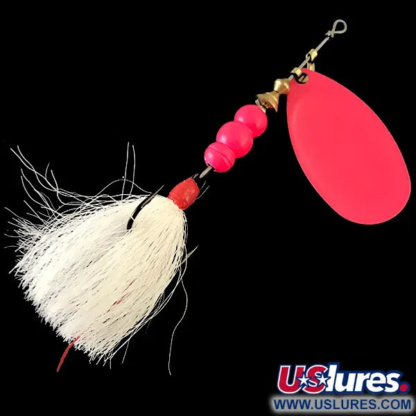 Mepps Aglia 4 dressed UV Cuiller, Rose, 10g, Finition UV, #4751