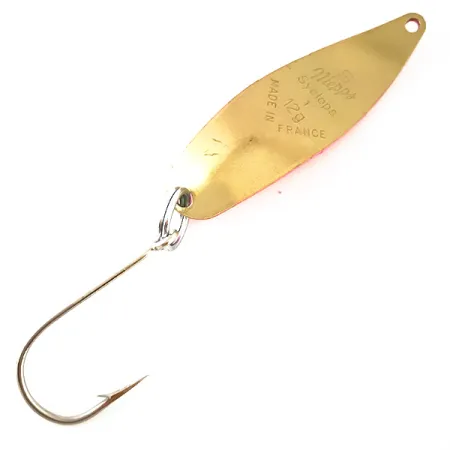 Mepps Syclops 1 UV Cuillère, Rose / Laiton, 12g, #4757