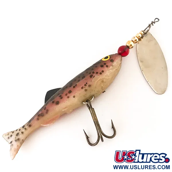 Renosky Minnow Leurre hybride, Truite / Rouge, 18g, Palette, #4766