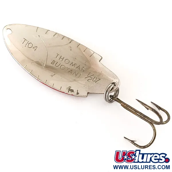 Thomas Buoyant Cuillère, Nickel/Rouge/Jaune/Noir, 14g, #4769