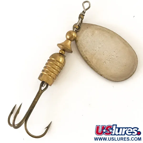 Vintage Mepps Aglia 3 Cuiller, Laiton, 7g, Marquage Breveté, #4776