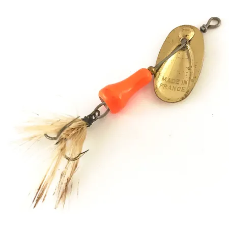 Mepps Elix 1 Cuiller tournante, Laiton, 4g, Vintage, #4779