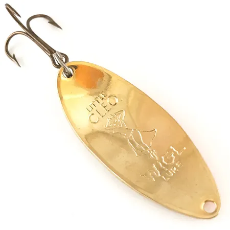 Little Cleo (Hula Girl) Cuillère, Or / Orange, 14g, Hula Girl, #4782