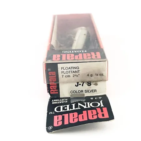 Rapala Jointed J-7 Articulé, Argent, 4g, Balsa, #4792