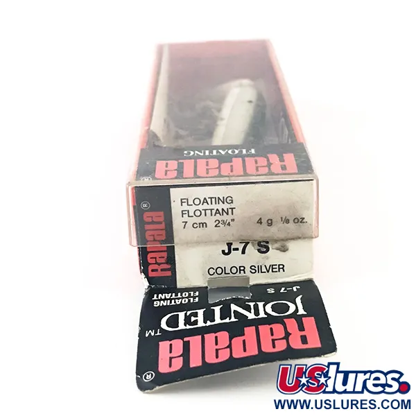 Rapala Jointed J-7 Articulé, Argent, 4g, Balsa, #4792