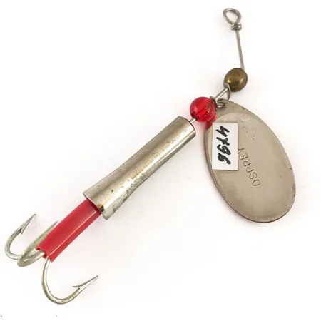 Dardevle Osprey Notangle Spinner, Rouge/Blanc/Nickel, 9g, #4796