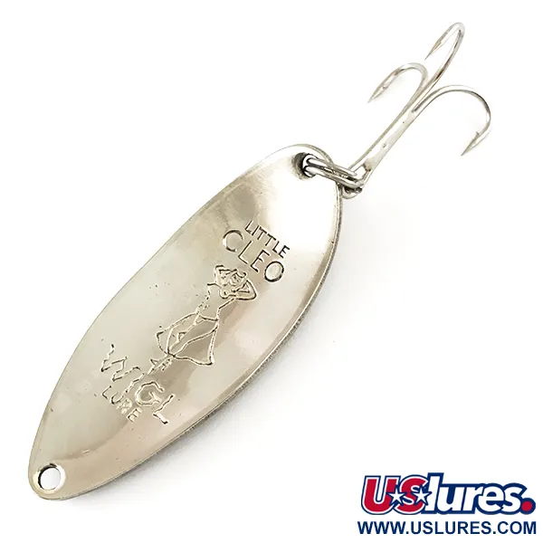 Acme Little Cleo (Hula Girl) Ondulante, Nickel/Bleu/Rouge, 14g, #4809