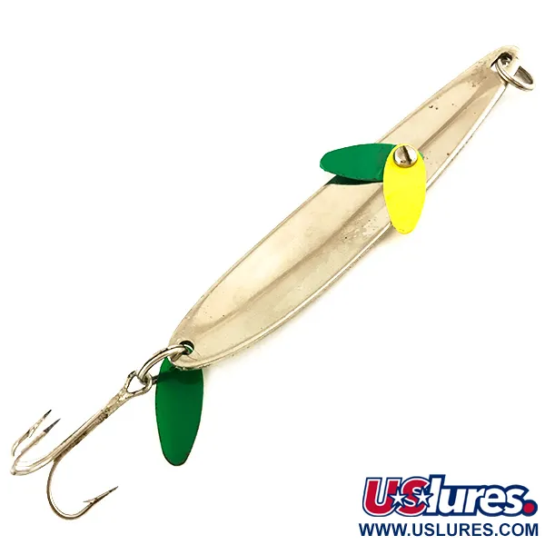 Bay de Noc Laker Taker UV Cuillère, Argent/Jaune UV, 21g, UV, #4811