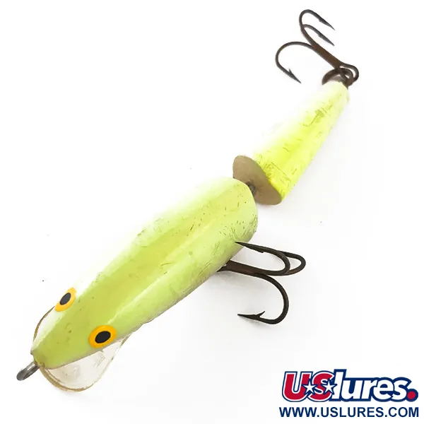 Rapala Jointed J-9 Leurre Articulé, Jaune, 7g, Balsa, #4822