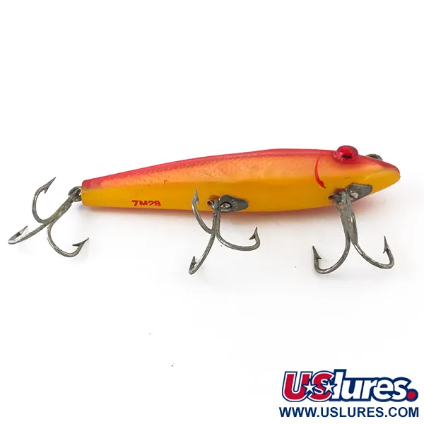 L&S MirrOlure Walker, Rouge/Jaune, 11g, Leurre de surface, #4823