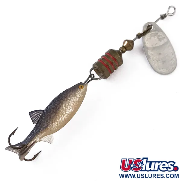 Mepps Comet Mino 0 Cuillère, Argenté, 3,5g, Leurre souple, #4832