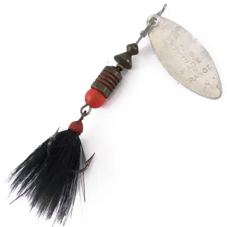 Mepps Aglia Long 1 Dressed Cuillère, Argent, 4.5g, Feuille de Saule, #4834