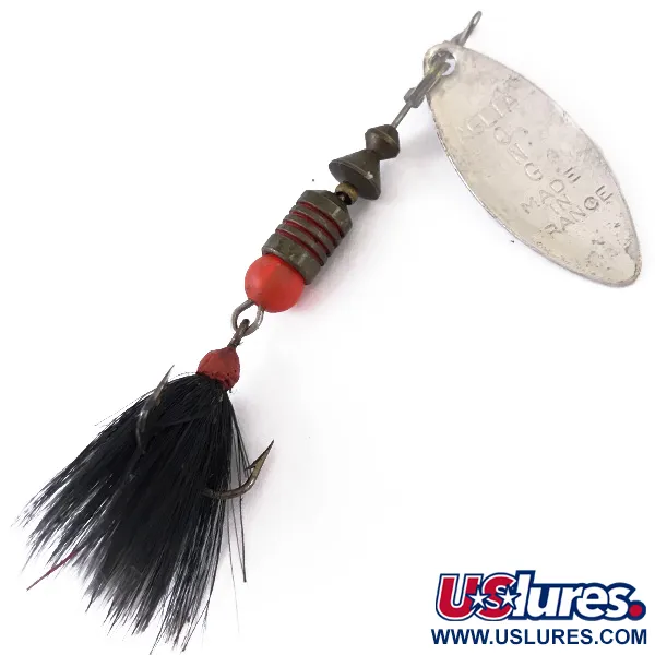 Mepps Aglia Long 1 Dressed Cuillère, Argent, 4.5g, Feuille de Saule, #4834