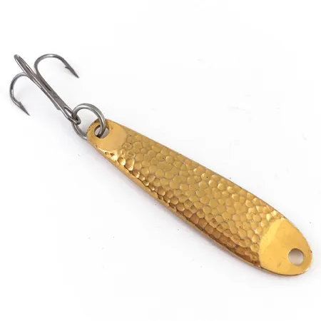 Jig Lure Cuillère, Hammered Gold, 8g, Finition Martelée, #4855