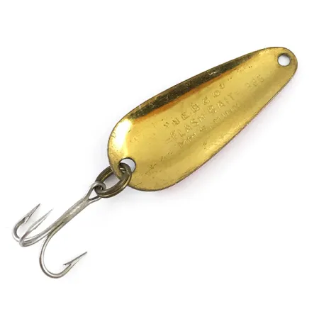 Nebco FlashBait 366 Cuillère, Rouge / Blanc / Laiton, 1,9 g, #4876