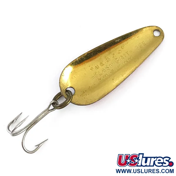 Nebco FlashBait 366 Cuillère, Rouge / Blanc / Laiton, 1,9 g, #4876