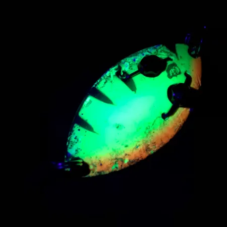 Cuillère Eppinger Red Eye Spinning UV, Fire Tiger/Laiton, 10g, #4883