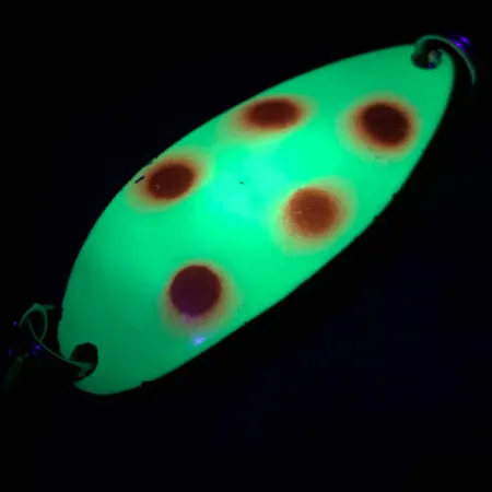 Acme Little Cleo UV Cuillère ondulante, Jaune/Rouge, 18g, UV, #4910