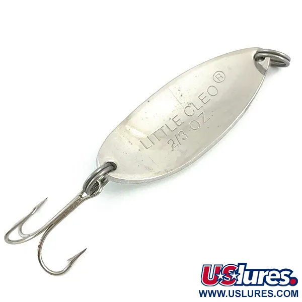 Acme Little Cleo Glow Cuillère, Blanc/Vert/Nickel, 19g, Glow, #4911