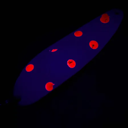 Eppinger Dardevle Cop-E-Cat 7400 Cuillère, Blanc/Nickel/Rouge UV, #4915