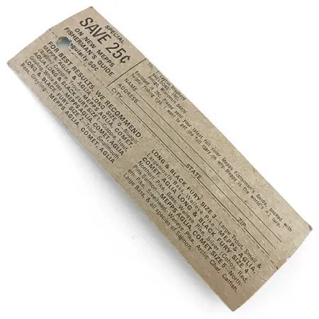 Mepps Aglia 1 Cuiller, Rouge/Blanc/Or, 3.5g, Pack Vintage, #4922